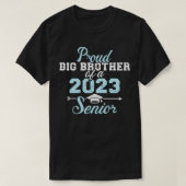 Groot broer van 2023 senior afstuderen clas t-shirt (Design voorkant)