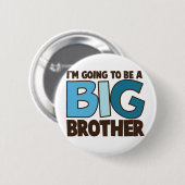 groot broert t-shirt ronde button 5,7 cm (Voorkant /achterkant)