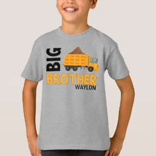Groot broertje bouwwagen t-shirt