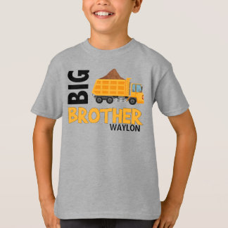 Groot broertje bouwwagen t-shirt