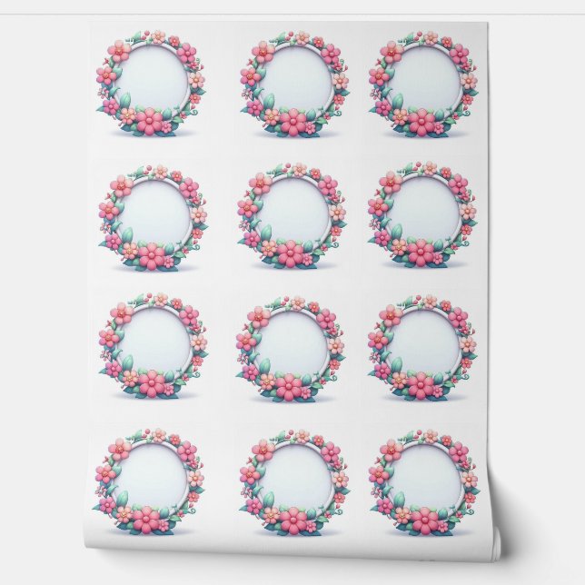 Groot Bruiloft decoratie behang (Afrollen)