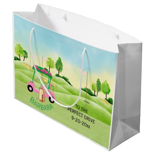 Groot cadeau bij pensionering groot cadeauzakje (Achterkant Gekanteld)