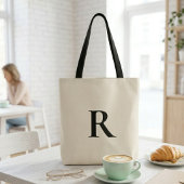 Groot canvas met aangepaste naam tote bag