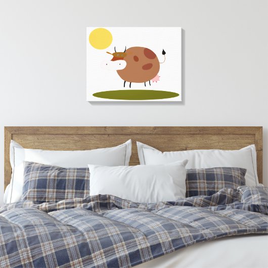 Groot canvas van hoge kwaliteit met afbeelding voo (Insitu (Slaapkamer))