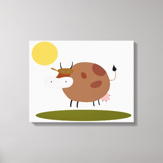 Groot canvas van hoge kwaliteit met afbeelding voo afdruk (Voorkant)