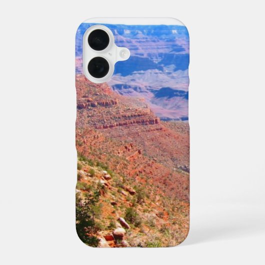 groot canyon uitzicht iPhone 16 hoesje (Achterkant)