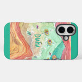 Groot canyon whitewater aquarel Case-Mate iPhone case (Achterkant (horizontaal))