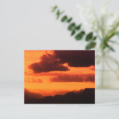 Groot Canyon Zonsondergang Briefkaart (Staand voorkant)