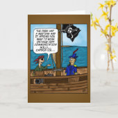 Groot Chef- Wenskaart Kaart (Gele Bloem)