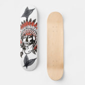 Groot Chief Feather Design Skateboard (Voorkant)