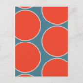 Groot Circles Abstract Design Briefkaart (Voorkant)