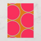 Groot Circles Abstract Design Briefkaart (Voorkant)