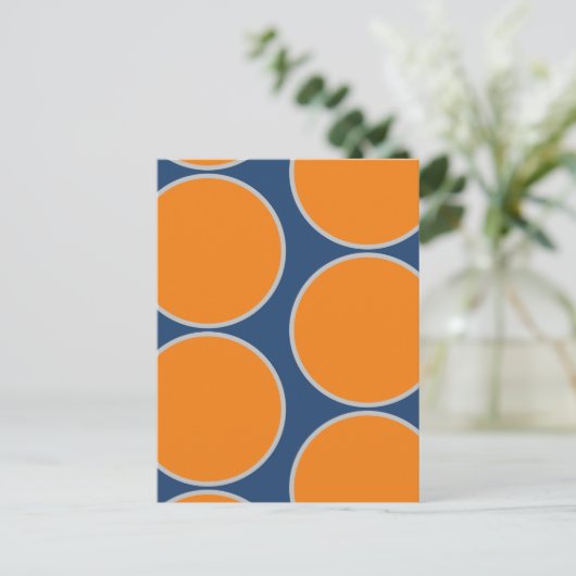 Groot Circles Abstract Design Briefkaart (Staand voorkant)