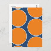 Groot Circles Abstract Design Briefkaart (Voorkant / Achterkant)