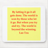 groot citaat Lao Tzu Muismat (Voorkant)