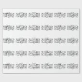 Groot-Clarinetist nog Cadeaupapier (Vlak)