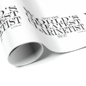 Groot-Clarinetist nog Cadeaupapier (Rol Hoek)