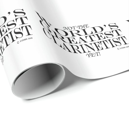 Groot-Clarinetist nog Cadeaupapier (Rol Hoek)