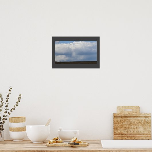 groot cloud-Poster Poster (Keuken)