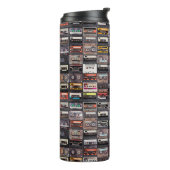 Groot collectie audiocassettes thermosbeker (Gedraaid links)