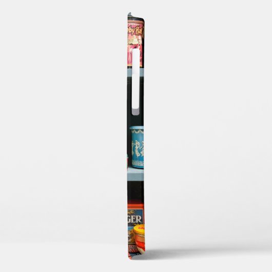 Groot collectie kleurrijke  blikken met display Case-Mate iPhone case (Achterkant / Links)