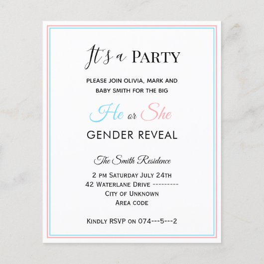 Groot computerspel budget sekse openbaring (Achterkant)