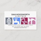 Groot Creative Modern Handyman Signage Logo Visitekaartje (Voorkant)