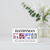 Groot Creative Modern Handyman Signage Visitekaartje (Staand voorkant)