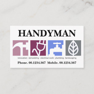 Groot Creative Modern Handyman Signage Visitekaartje