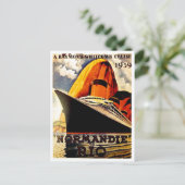 Groot cruiseschip van Normandië naar Rio Briefkaart (Staand voorkant)