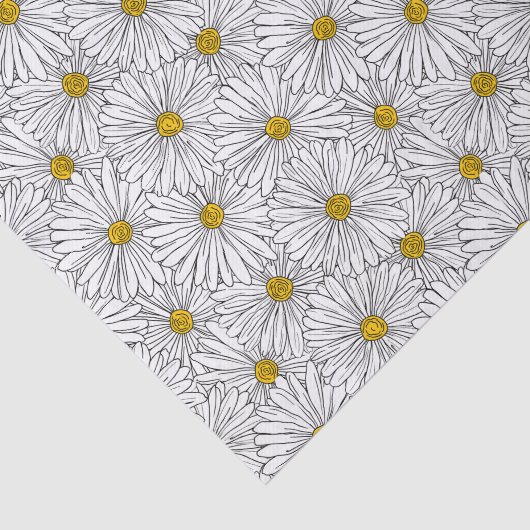 Groot Daisy 10lb Tissue papier, wit Tissuepapier (Detail)