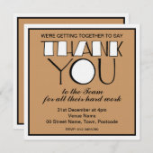 Groot Dank je wit Dank jullie uitnodiging van het  (Voorkant / Achterkant)