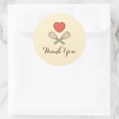 Groot dank u Custom Label Seal voor bakken (Tas)