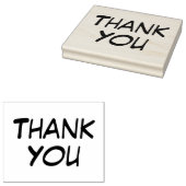 Groot dank u rubberstempel (Gestempeld)