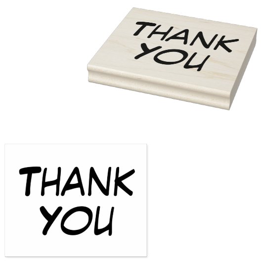 Groot dank u rubberstempel (Gestempeld)
