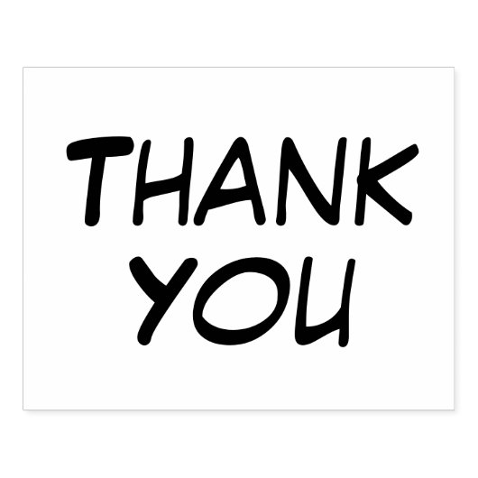 Groot dank u rubberstempel (Afrduk)