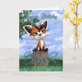 Groot - de Kaart van de Verjaardag van de (Gele Bloem)