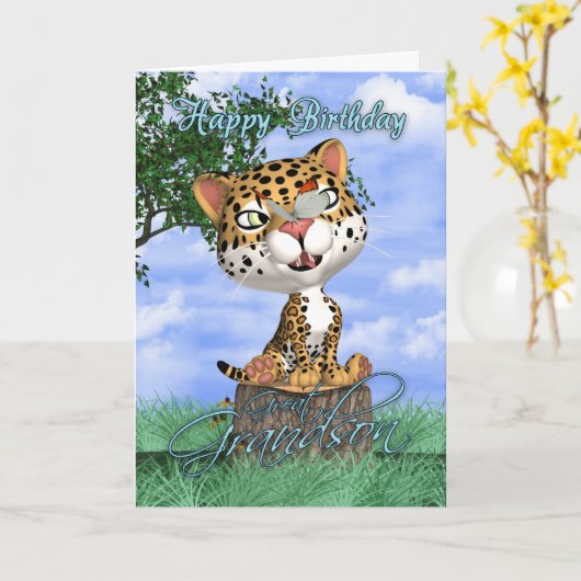 Groot - de Kaart van de Verjaardag van de (Gele Bloem)