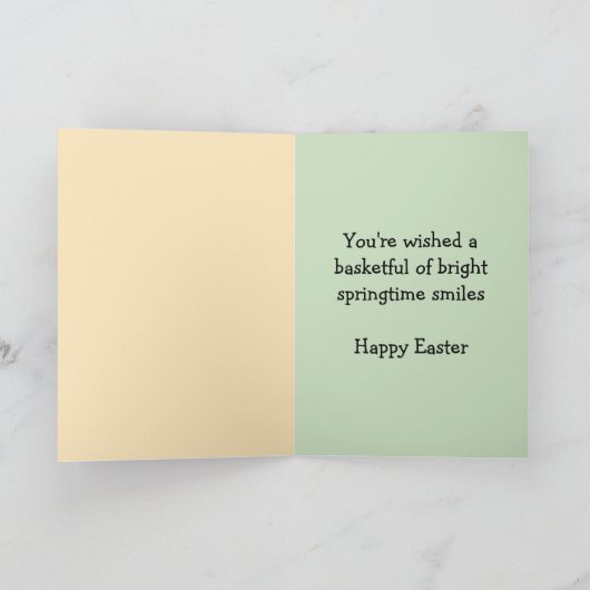 Groot - de Kaart van Pasen van de kleinzoon (Binnen)