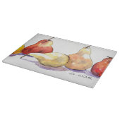 Groot decoratief glazen snijvlak snijplank (Hoek)