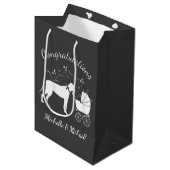 Groot Deens Baby shower Medium Cadeauzakje (Voorkant Gekanteld)