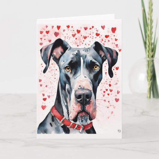 Groot Deens Wenskaart Bedankkaart (Voorkant)