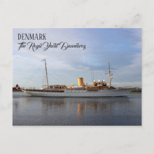 Groot Denemarken, het Royal Yacht Dannebrog Briefk Briefkaart