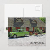 Groot Denemarken met Trabant-autopostkaart! Briefkaart (Voorkant / Achterkant)