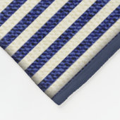 Groot denim patchwork Afbeelding Fleece Deken (Hoek)