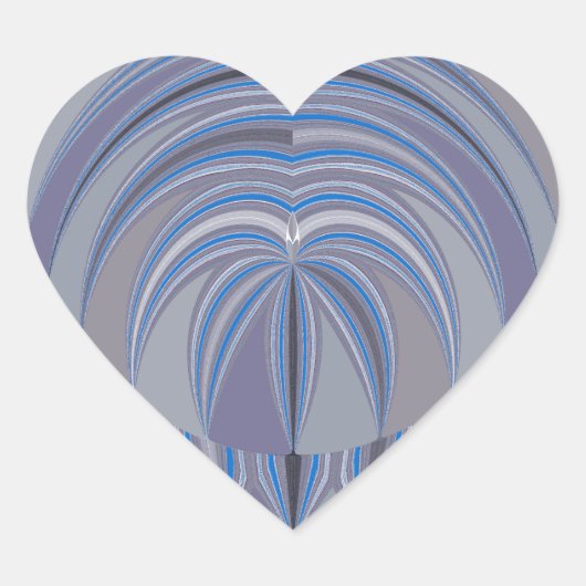 Groot design zonder hart hart sticker (Voorkant)