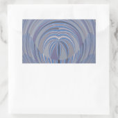 Groot design zonder hart rechthoekige sticker (Tas)