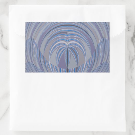 Groot design zonder hart rechthoekige sticker (Tas)