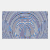 Groot design zonder hart rechthoekige sticker (Voorkant)