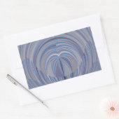 Groot design zonder hart rechthoekige sticker (Envelop)